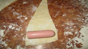 Булочки с сосиской