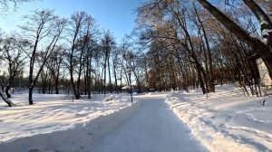 4K ☃️❄️  Зимняя сказочная прогулка в отеле Воздвиженское (ч.4) #relax  #зима
