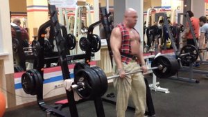 Шраги со штангой 140 кг