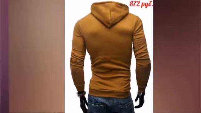 Одежда с AliExpress - Тонкий спортивный свитер для мужчин смотреть онлайн