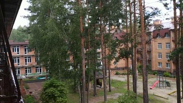 Дождь в санатории Затишье 9.07.2019