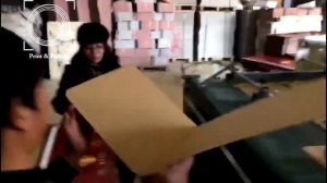 Двухпоточная полуавтоматическая фальцевально склеивающая линия для картонных коробок