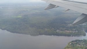Приземление в аэропорту Шереметьево. Airbus A321