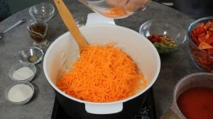 🍅ЛЕЧО из сладкого перца на зиму!🥕 Сладкий болгарский перец  с луком и морковью в томатном соусе!🧅