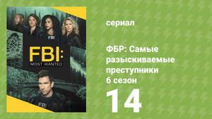 ФБР: Самые разыскиваемые преступники 6 сезон 14 серия «Сто процентов» (сериал, 2024)