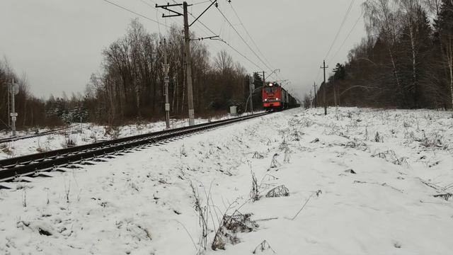 2ТЭ25Км-0297 Сборный на "два жёлтых". смотреть онлайн