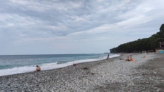 Пицунда. Кипарисовая аллея. Пляж.