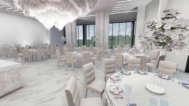 3d огляд банкетного залу Chagari event hall смотреть онлайн