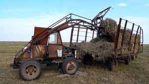 самоделка трактор стогомёт 5