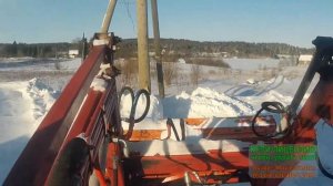 Уборка снега МТЗ-З20.4М