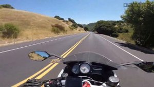 BMW K1300S akrapovic sound! (backroad test)