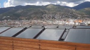 Вид на Аланью, со смотровой площадки отеля Villa Sonata