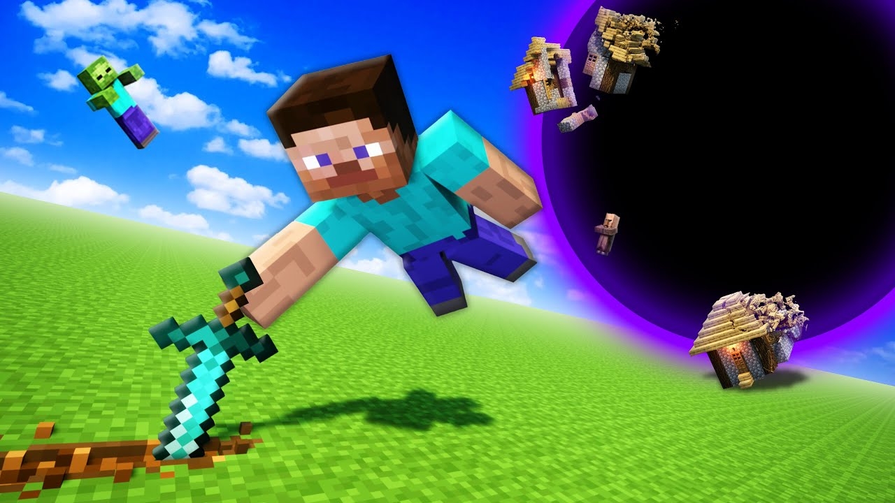 Чёрная дыра против Майнкрафт | Teardown смотреть онлайн