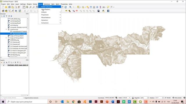 QGIS - How to create a bitmap image