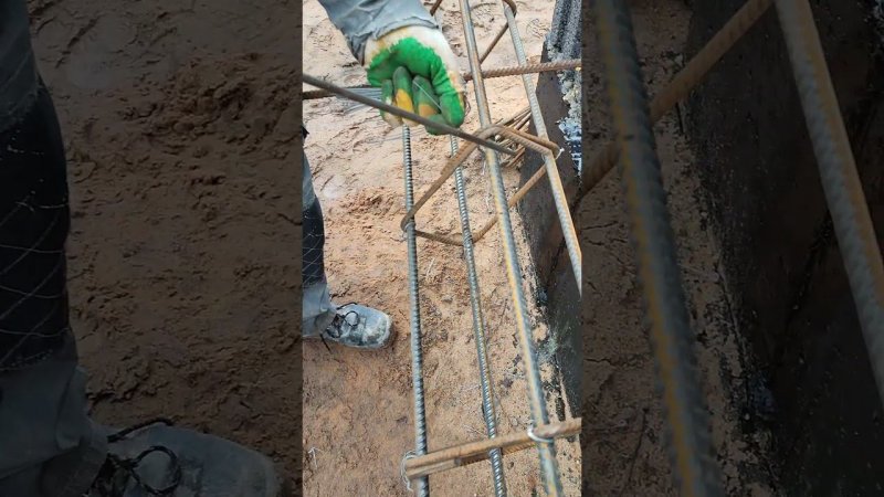 Вязальный крючок VS Проволока/Строительство #construction #diy #строительство