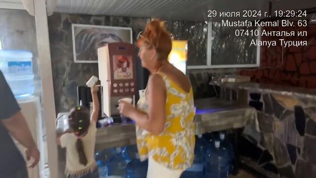 Конаклы, Турция. Ужин в отеле Solis Beach смотреть онлайн