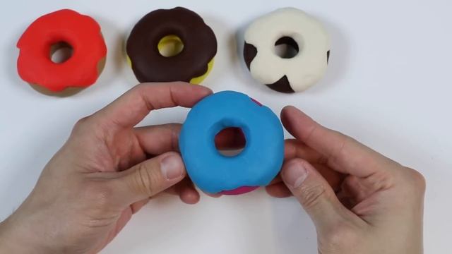 How to Make Different Play Doh Donuts! смотреть онлайн