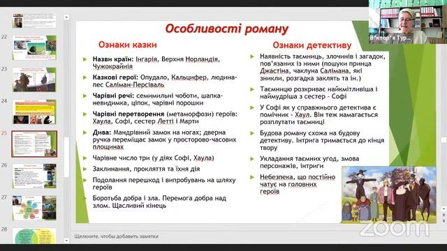 7 клас. Зарубіжна література. Діана Вінн Джонс «Мандрівний Замок Хаула».