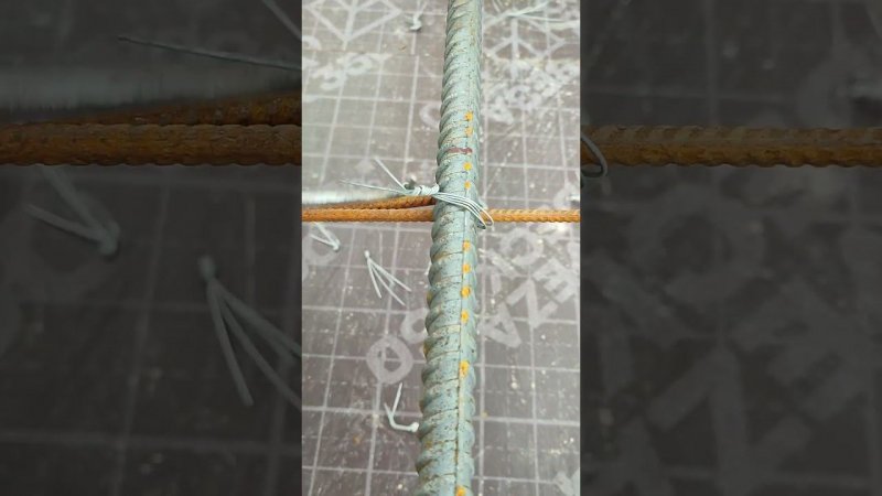 Вязка арматуры/ Строительство #стройка #diy #construction