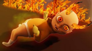 загорелый малыш в желтом