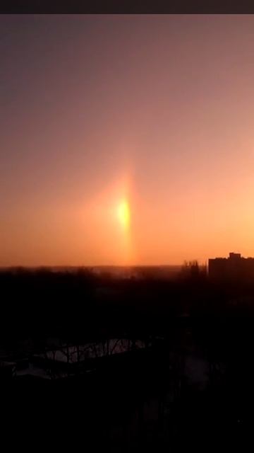 Необычное явление в праздник Крещения в г.Электростали смотреть онлайн