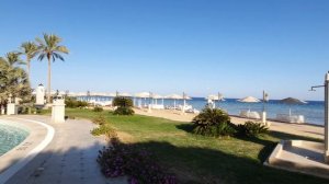 Egypt 🇪🇬 2020. Променад и пляж отеля Makadi Spa. Бухта Makadi Bay.