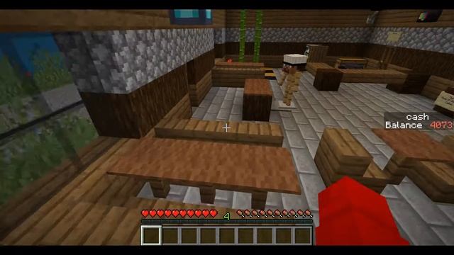 Открыл свой собственный ресторан в майнкрафт! смотреть онлайн