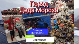 Место где рождается чудо!!! Поезд Деда Мороза.  Сортавала. Карелия.
