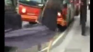 sexy girl dropped skirt in public