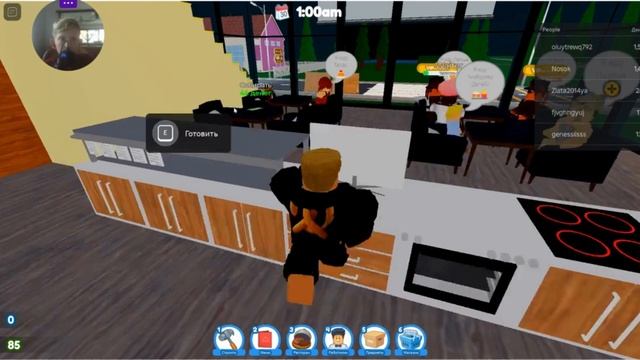 ПОСТРОИЛ СВОЙ РЕСТОРАН В РОБЛОКС ВИП КЛИЕНТ смотреть онлайн