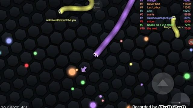 Играем в Slither.io .Часть 3 смотреть онлайн
