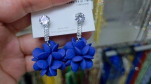 Колье со стразами, серьги