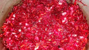 СВЕКОЛЬНАЯ БОРЩЕВАЯ ЗАПРАВКА НА ЗИМУ.🍅🧄🧅