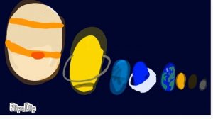 Размеры планет Солнечной системы с Землëй