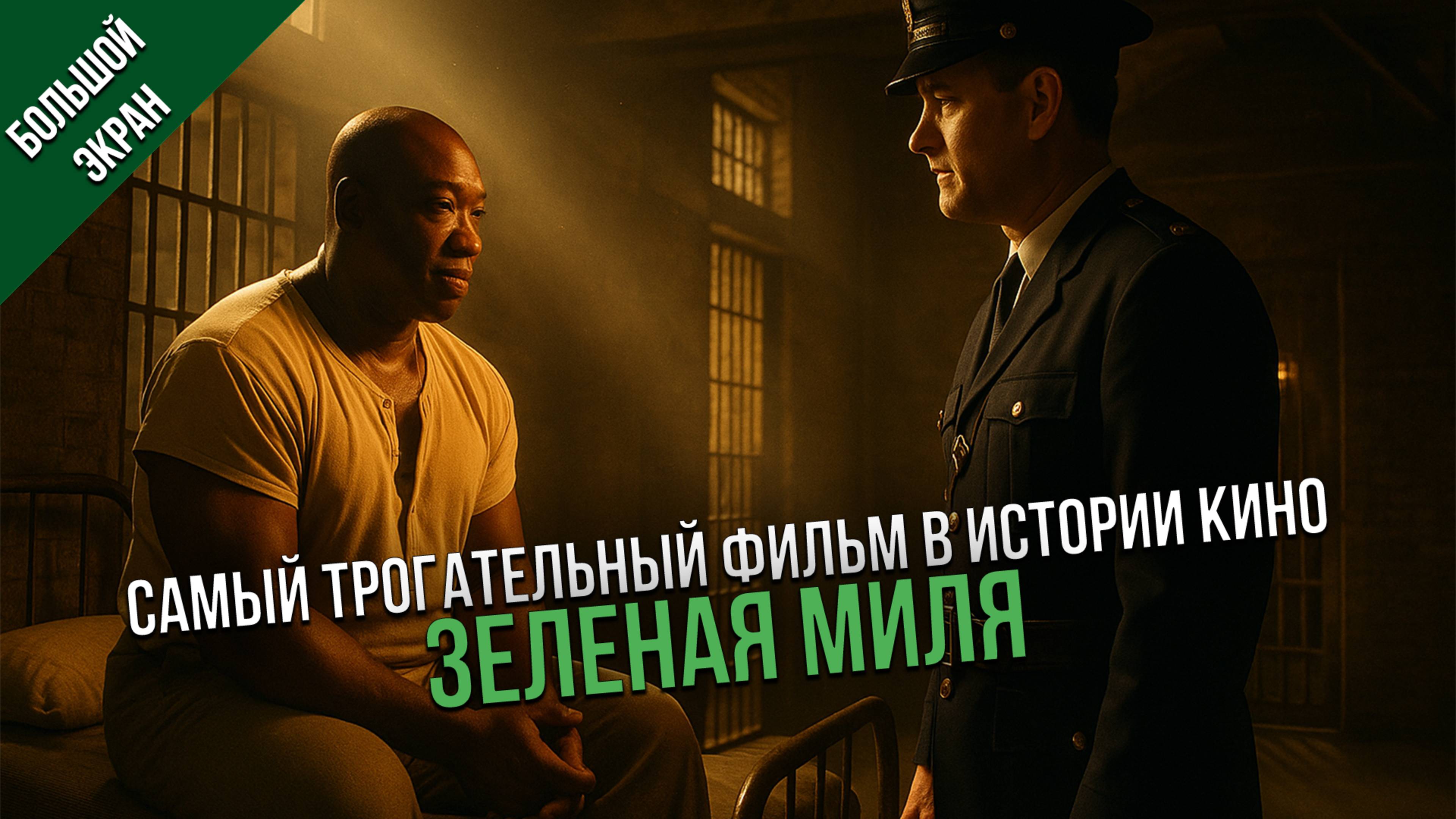 ИСТОРИЯ, КОТОРАЯ ОСТАВИТ СЛЕД В ТВОЕЙ ДУШЕ - ЗЕЛЕНАЯ МИЛЯ [БОЛЬШОЙ ЭКРАН]