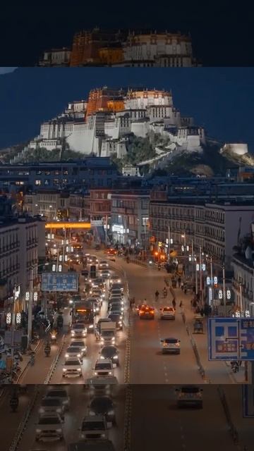 Ночная Лхаса. Тибет. смотреть онлайн