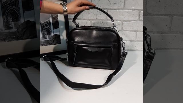 Женская сумка из натуральной кожи Angela Bernardi смотреть онлайн