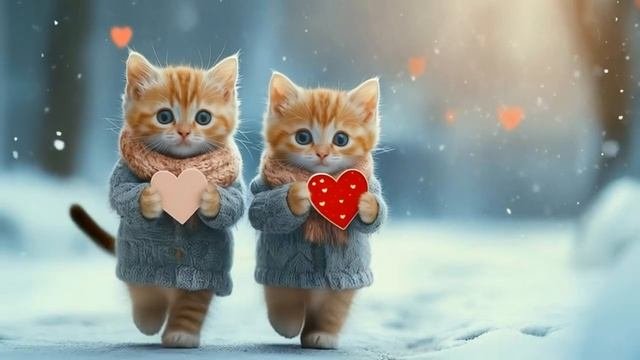 Valentine's Day With Cute Kittens _ Cult Of Kittens