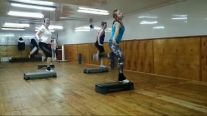 Степ аэробика фитнес Кропивницкий,продвинутый уровень с элементами хореографии