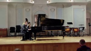 С. Рахманинов. Сюита 1 для двух ф-но 1 и2 ч - Никита Ливенцев, Кристина Зайцева