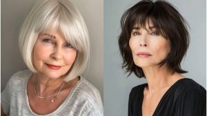 САМЫЕ💕 МОДНЫЕ И СТИЛЬНЫЕ СТРИЖКИ И ПРИЧЕСКИ ДЛЯ ЖЕНЩИН 40+55+70+💕