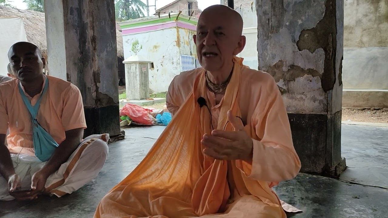 BVV Narasimha Maharaj - Kartika parikrama, day 1 - Krishnadas Kaviraj Gosvami's glories - 13.10.2022