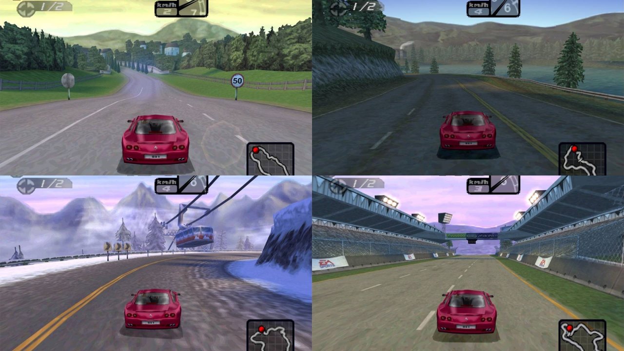 Need for Speed: High Stakes (PS1) - Все Гоночные Трассы