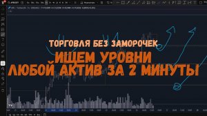 Как БЫСТРО строить уровни и находить ИДЕИ для торговли за пару минут! | Трейдинг без заморочек