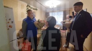 Видеорепортаж с поздравлениями наших старейших жителей - тружеников тыла, в преддверии Дня Победы