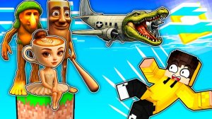 Я ЗАСТРЯЛ НА ОДНОМ БЛОКЕ С БРАЙНРОТ ЖИВОТНЫМИ В МАЙНКРАФТ