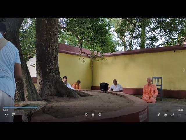 BVV Nrisimha Maharaj - Haridas Thakur's Tree&Kirtan - Harirdas Thakur's Bhajan Kutir - 18.06.2022