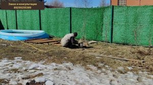 Бурение скважины 21 м