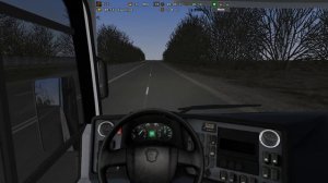 Едем на газовом Векторе нексте по 817 маршруту. Чистогорская область, omsi 2 steam edition.
