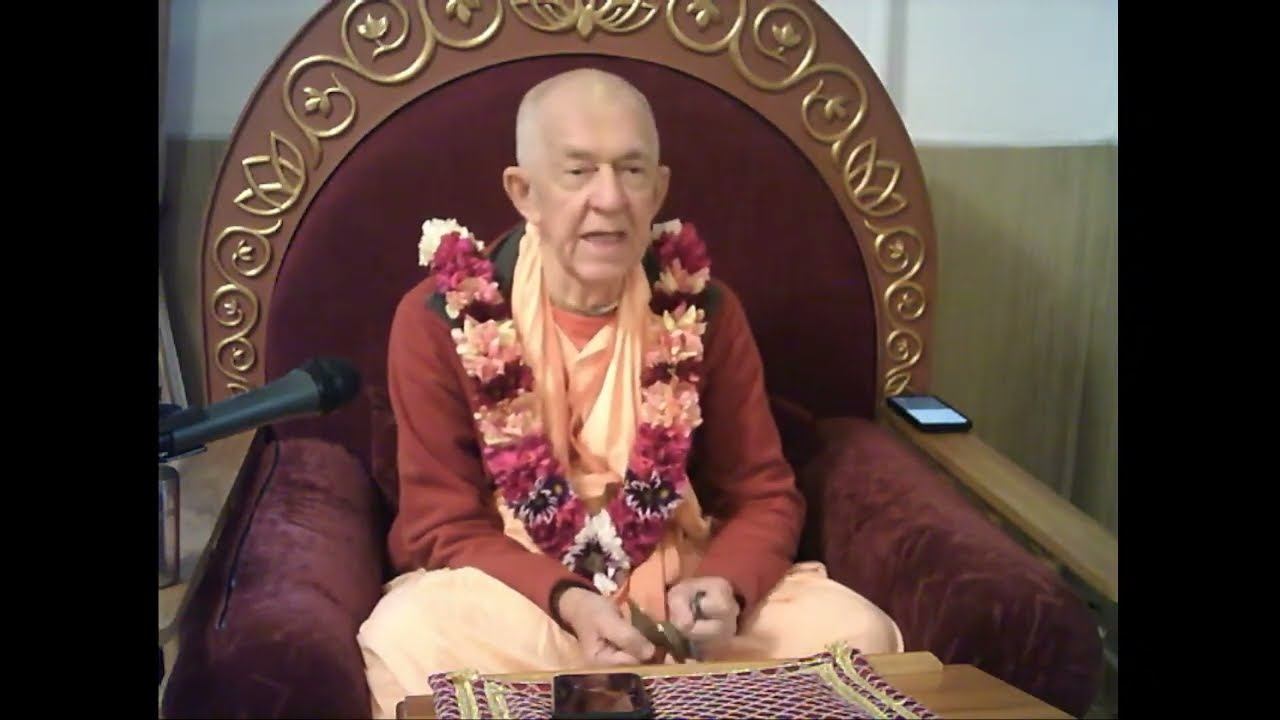 22.09.2023 - Утренняя лекция по "Шримад Бхагаватам" 2.9.19 - Хабаровск, храм Нью Шантипур